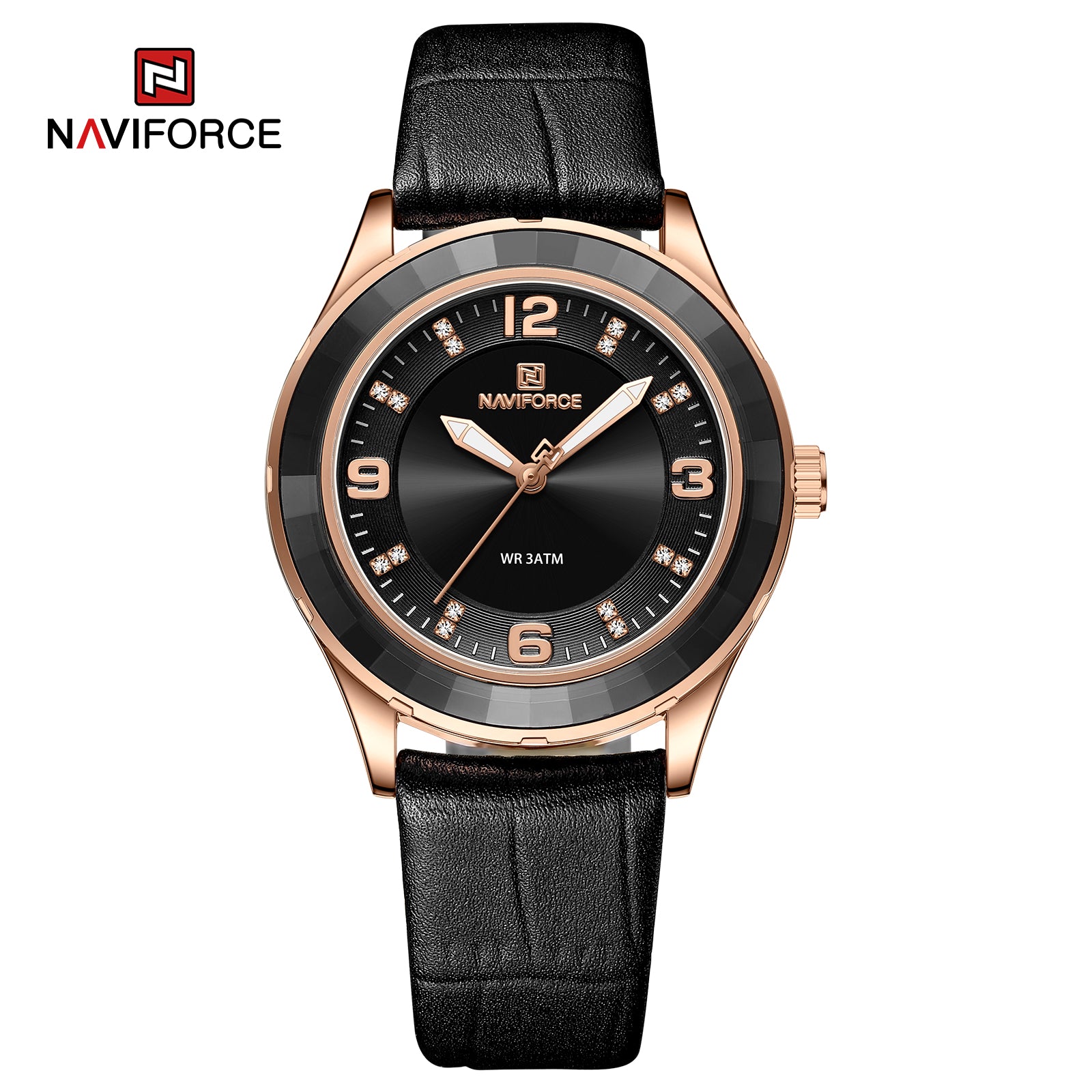 Naviforce best sale watch black