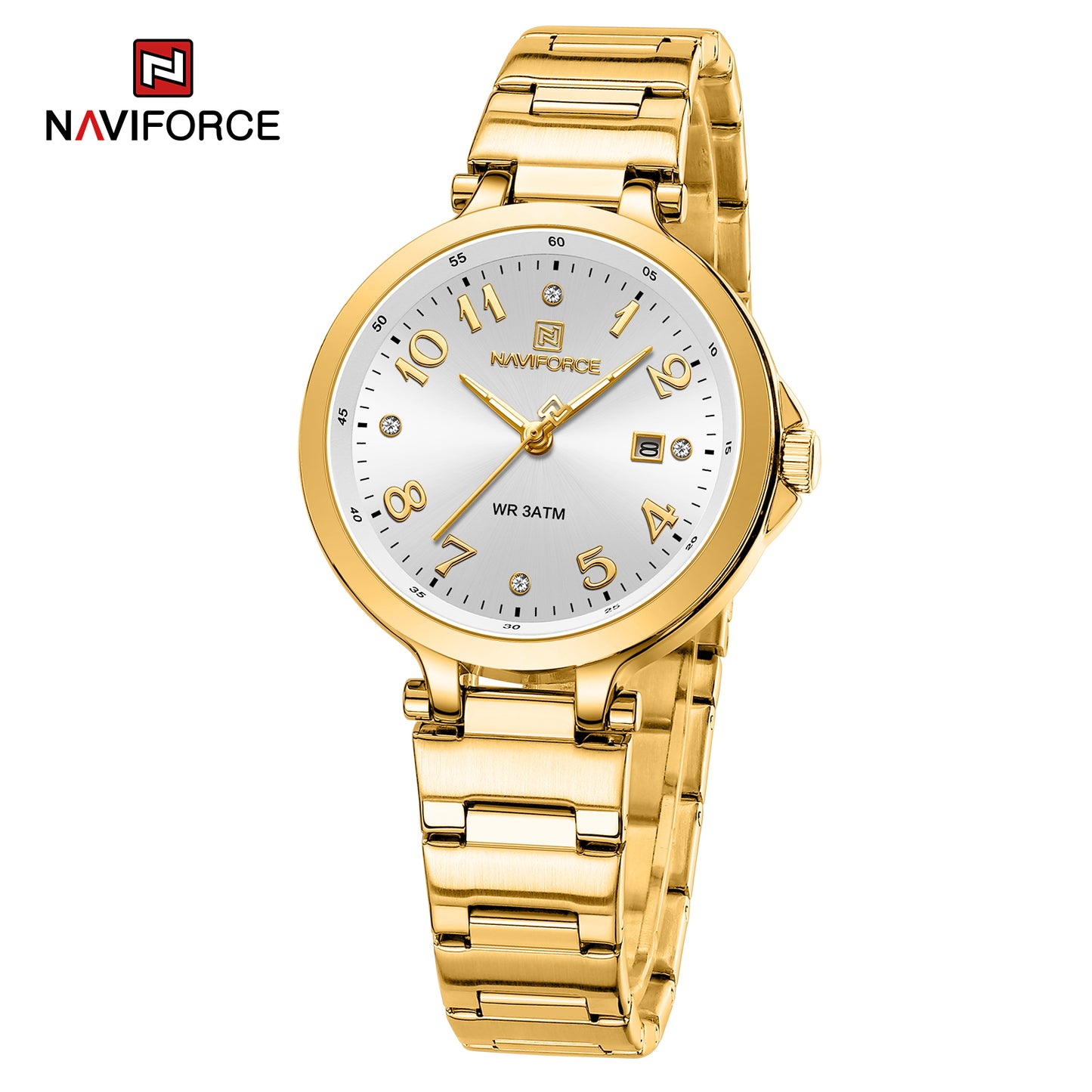 Naviforce 5033 Caravelle Women Watch - Gold