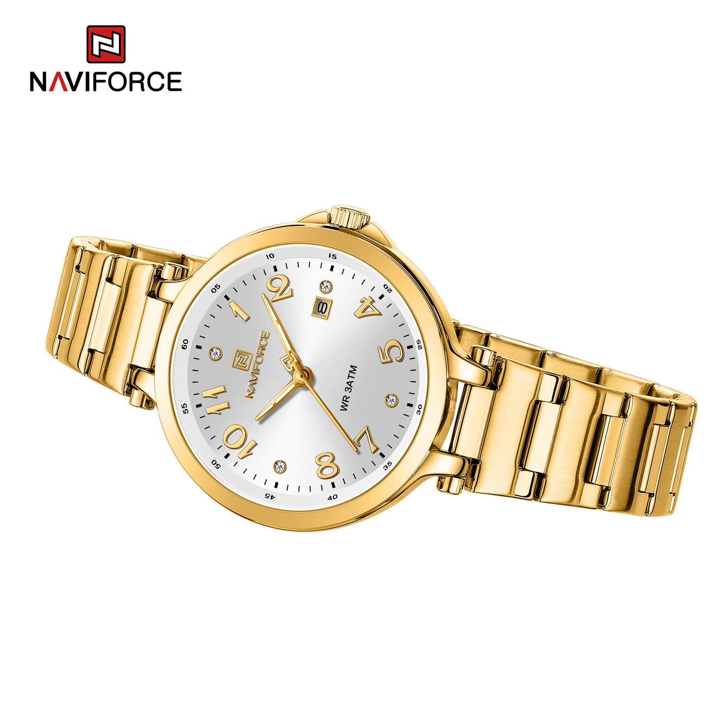 Naviforce 5033 Caravelle Women Watch - Gold