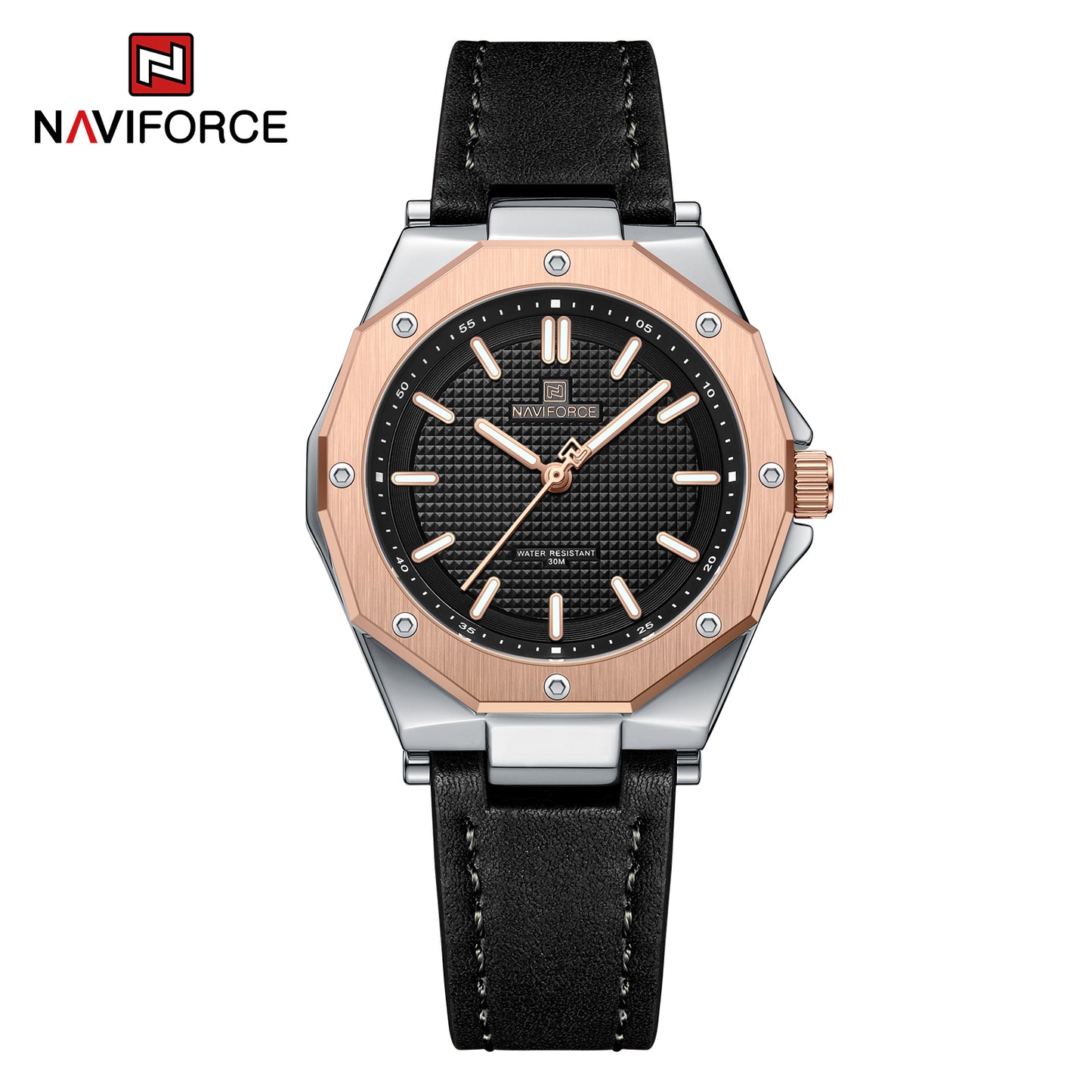 Naviforce 5026 Daisy Women Watch - Black