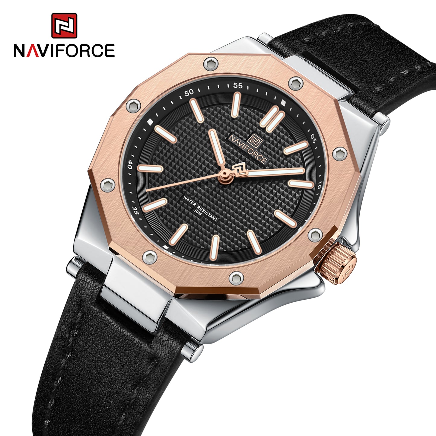 Naviforce 5026 Daisy Women Watch - Black