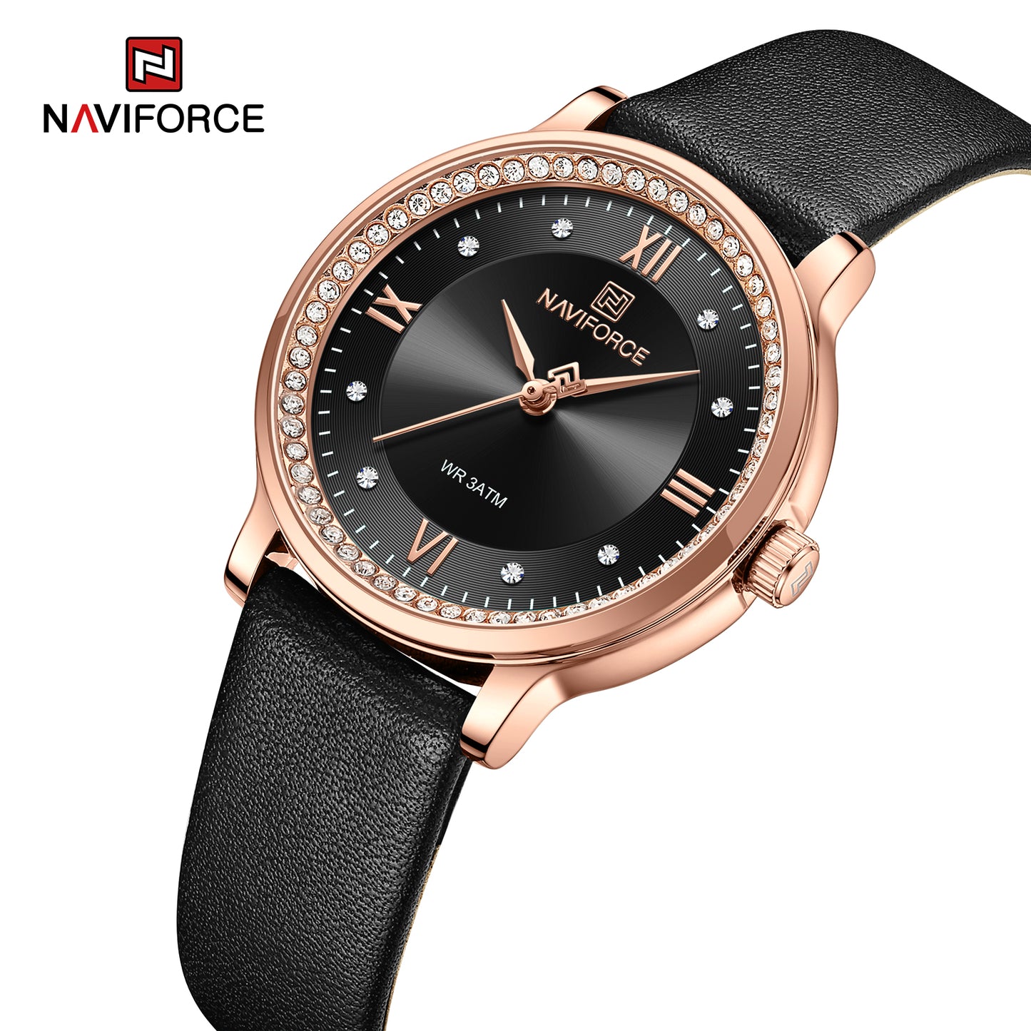 Naviforce 5036 Paris Women Watch - Black