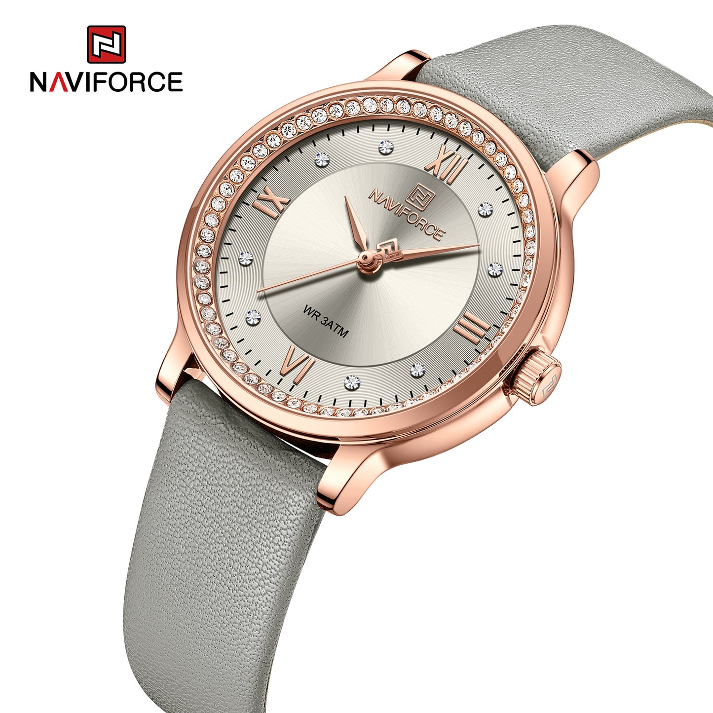 Naviforce 5036 Paris Women Watch - Grey