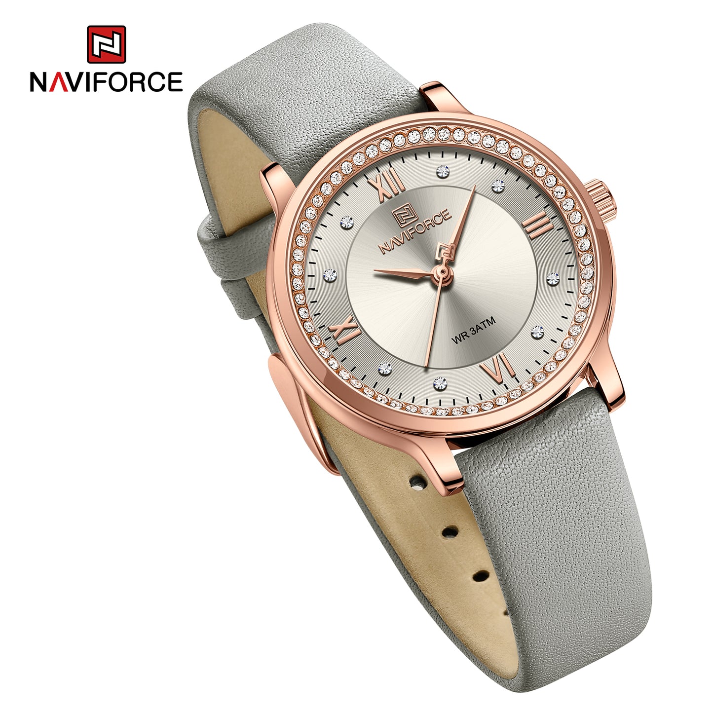Naviforce 5036 Paris Women Watch - Grey