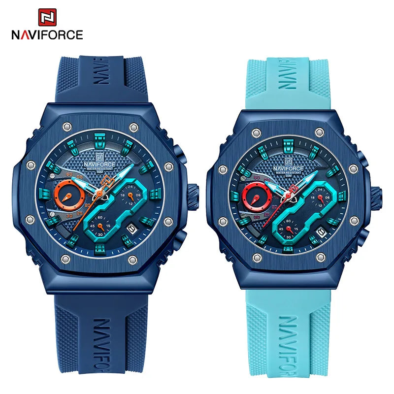 Naviforce 2025 couple watch