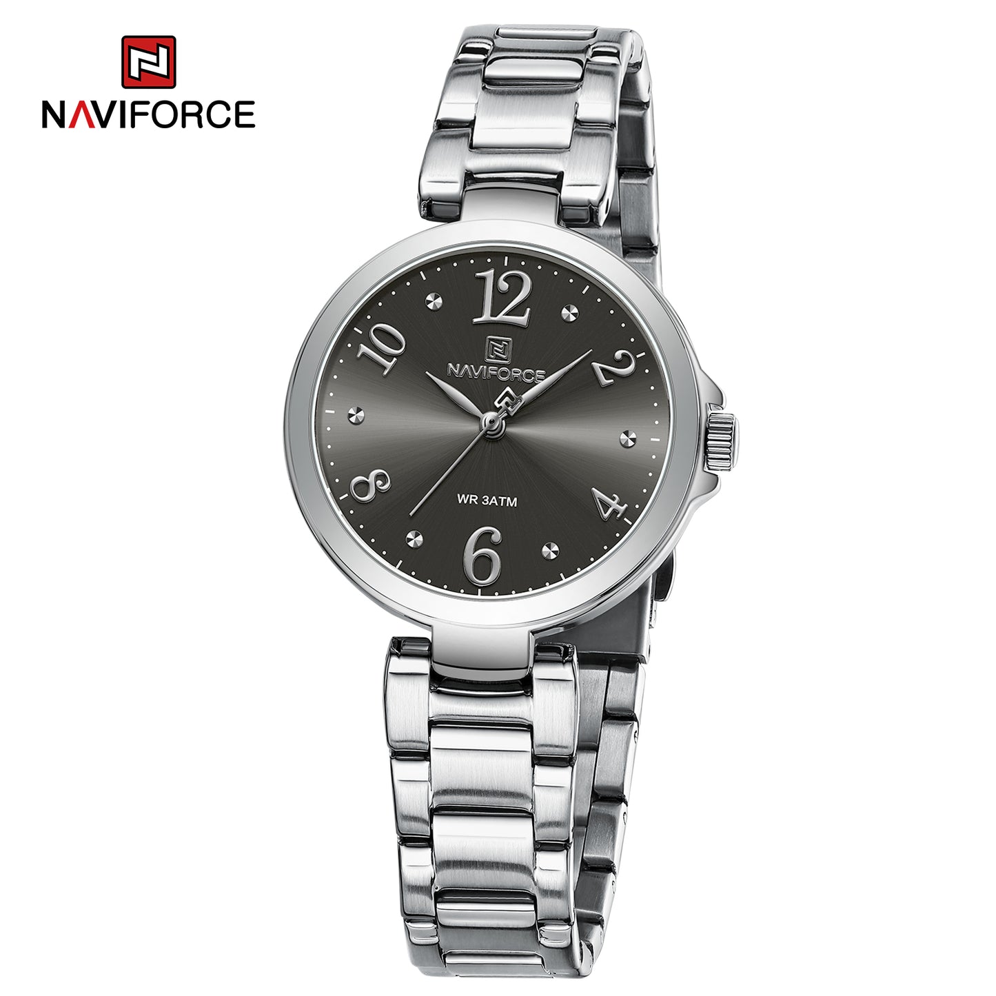 Naviforce 5031 Caravel Women Watch - Silver Black