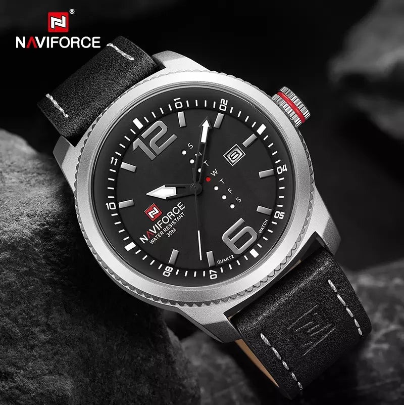 Naviforce 9063 Dynamo Men Watch - Black