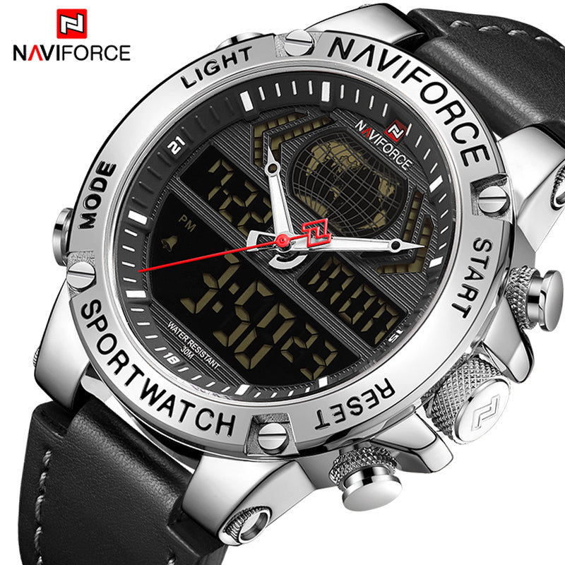 Naviforce 9164 War Tank Men Watch - Black