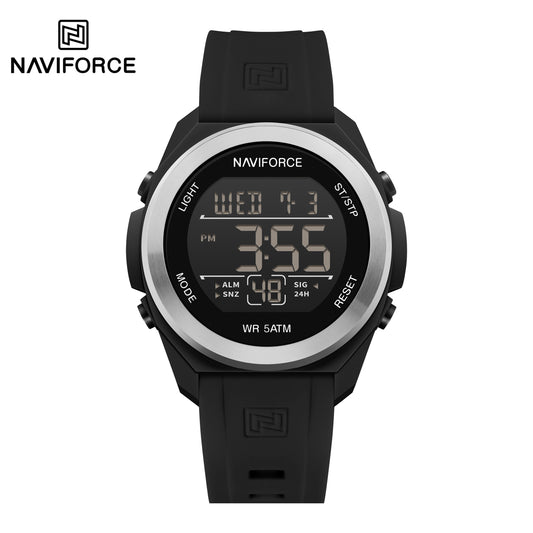 Naviforce 7111 Retro Style Men Watch - Black