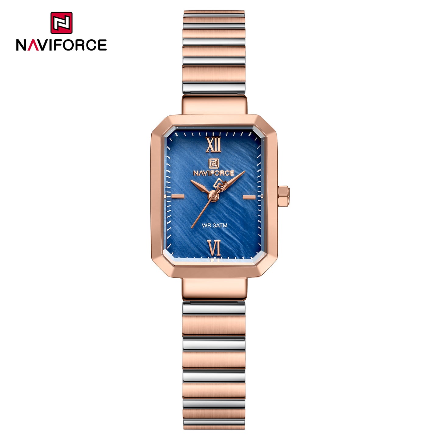 Naviforce 5050 Beverly Women Watch - RoseGold Blue