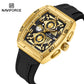 Naviforce 8052 Fantasy Men Watch - Black Gold