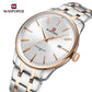 Naviforce 9230 Gamora Quartz Analog Men Watch - Silver RoseGold