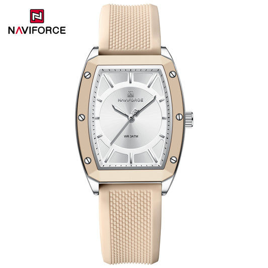 Naviforce 5049 Caravelle Women Watch - Light RoseGold White