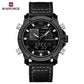 Naviforce 9236 Springbase Men Watch - Black