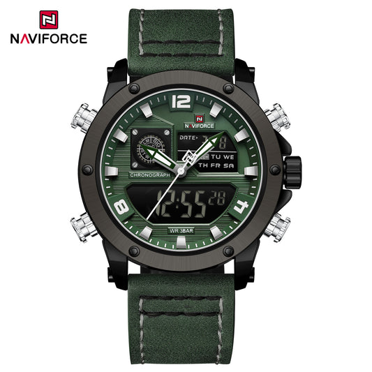 Naviforce 9236 Springbase Men Watch - Green