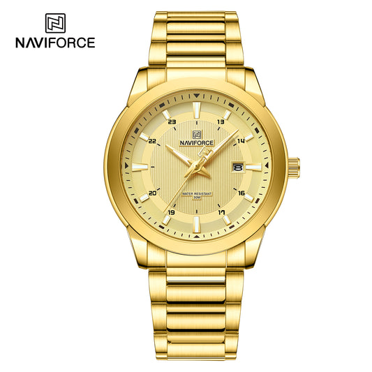Naviforce 8029 Legacy Men Watch - Gold