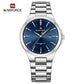 Naviforce 9214 Duze Men Watch - Silver Blue