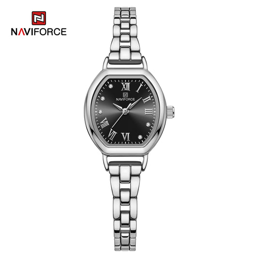 Naviforce 5035 Polo Women Watch - Silver Black