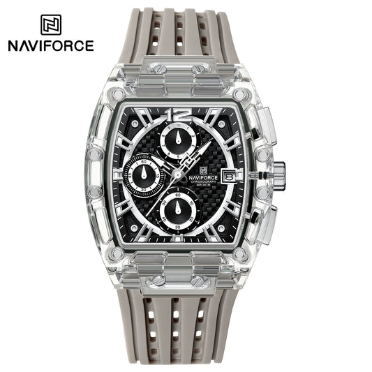 Naviforce 7105 Naddy Men Watch - Silver Grey