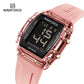 Naviforce 7102 Bella Silicone Women Watch - Pink