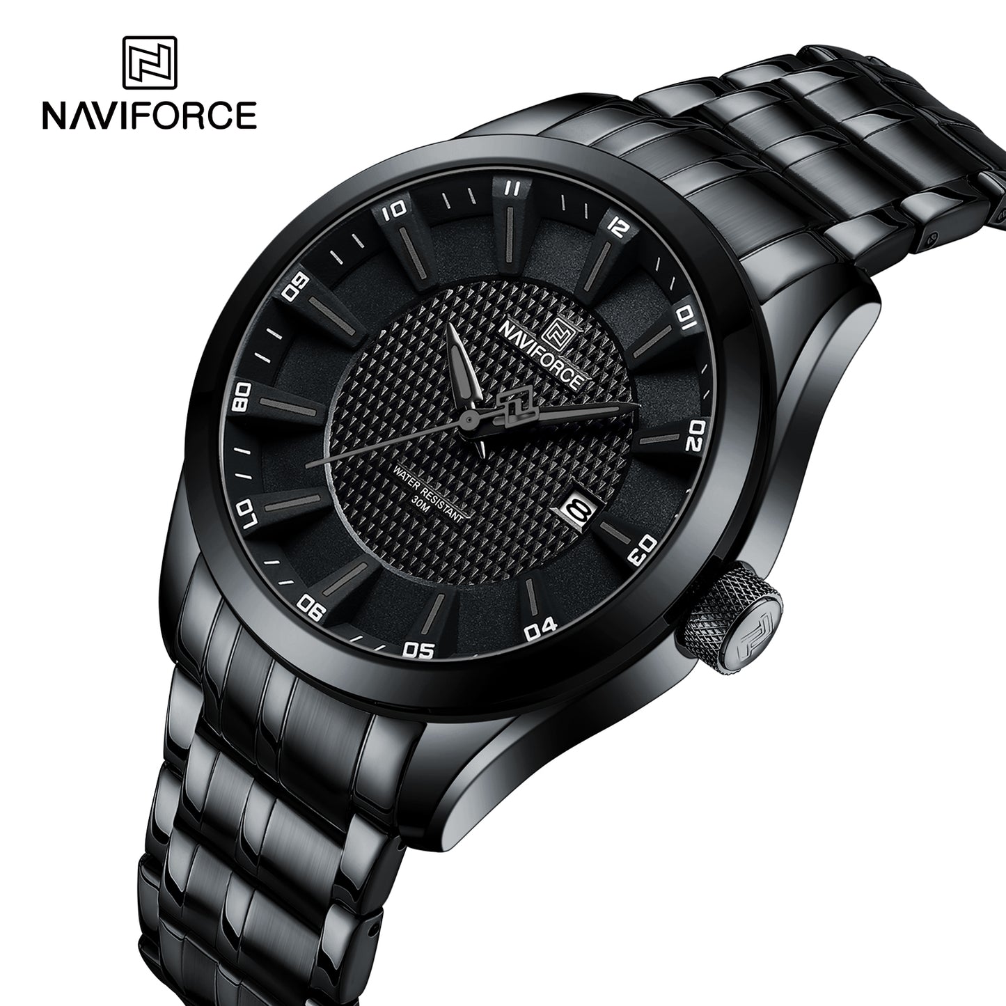 Naviforce 8032 Nebula Men Watch - Black