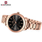 Naviforce 5025 Kitanna Women Watch - RoseGold Black