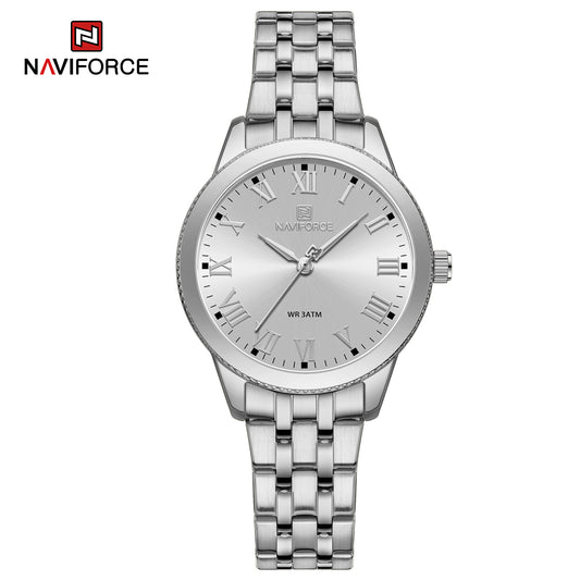 Naviforce 5032 Pacifict Women Watch - Silver