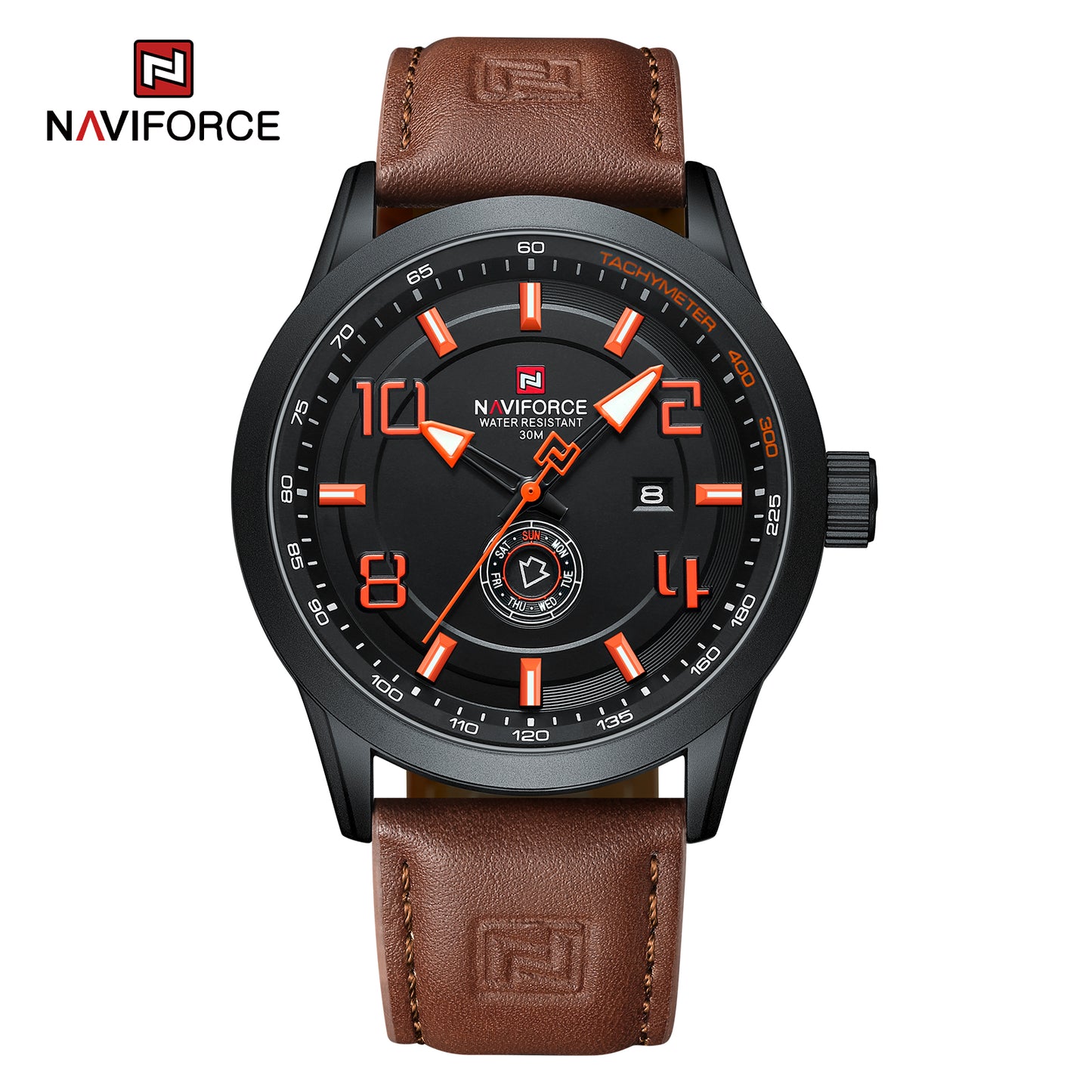 Naviforce 9229 Navegador Men Watch - Brown