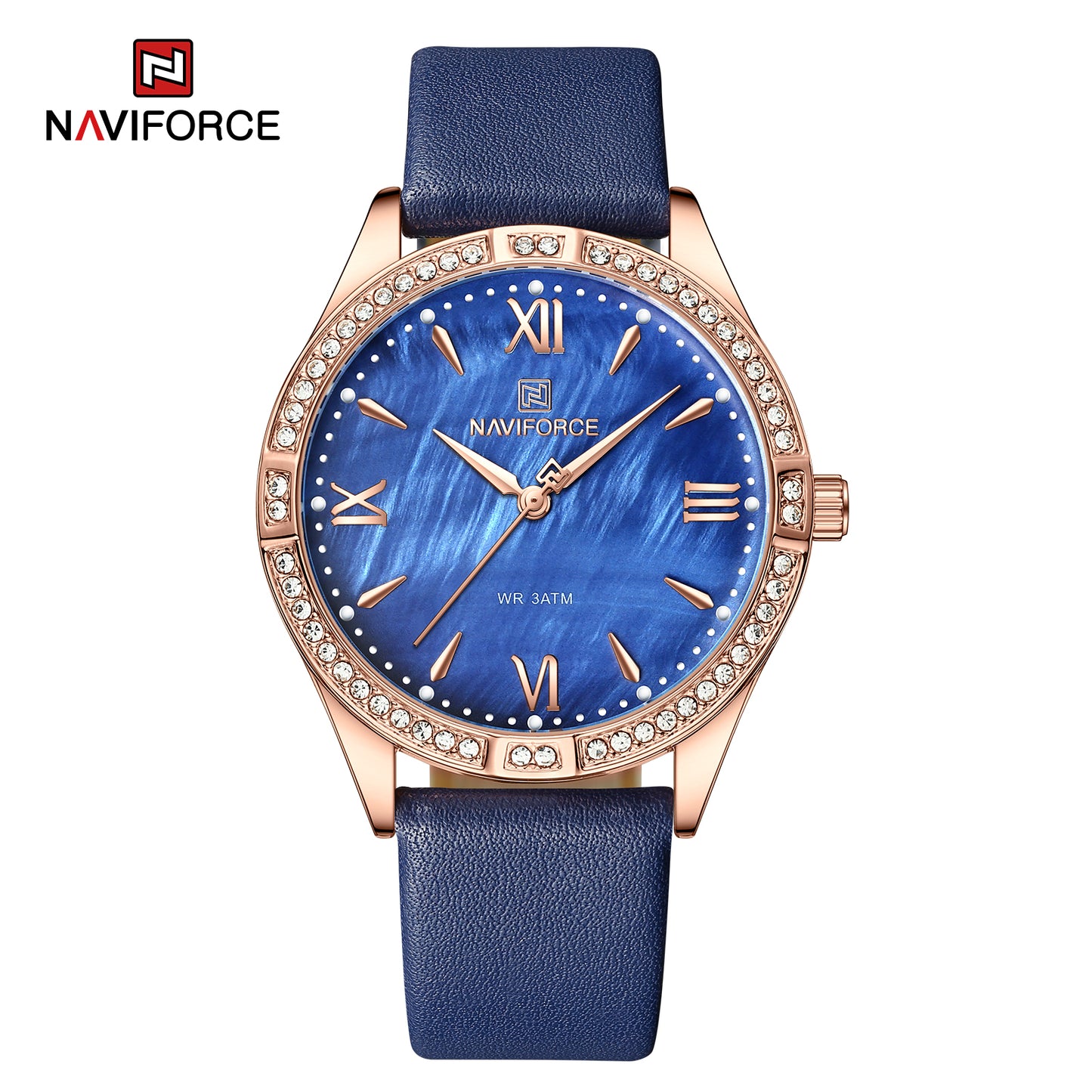 Naviforce 5038 Elevation Women Watch - Blue