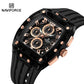 Naviforce 7105 Naddy Men Watch - Black RoseGold