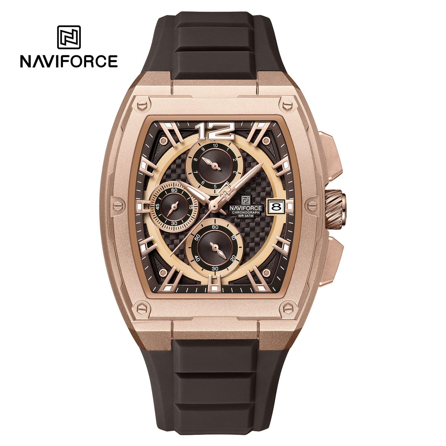 Naviforce 8050 Nitro Men Watch - Brown