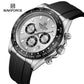 Naviforce 8054 Zenith Men Watch - Black White