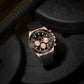 Naviforce 8054 Zenith Men Watch - Black RoseGold