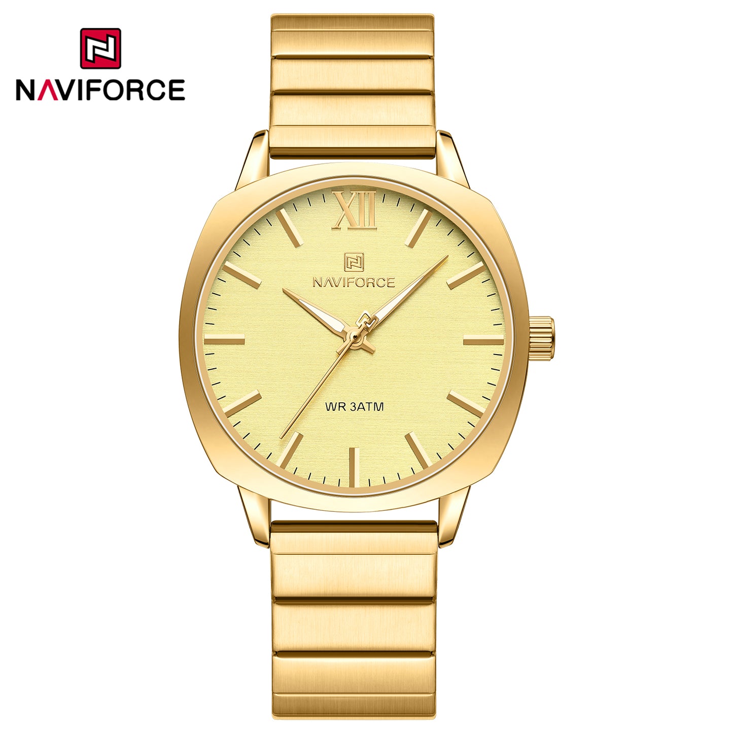 Naviforce 5044 Aurora Women Watch - Gold