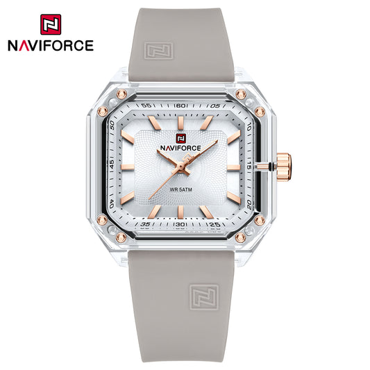 Naviforce 7106 Aurora Women Watch - Grey