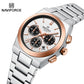 Naviforce 8048 Cupid Couple Watch - Silver RoseGold