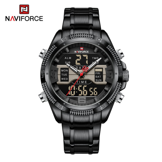Naviforce 9201 Camarro Men Watch - Black