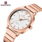 Naviforce 5044 Aurora Women Watch - RoseGold White