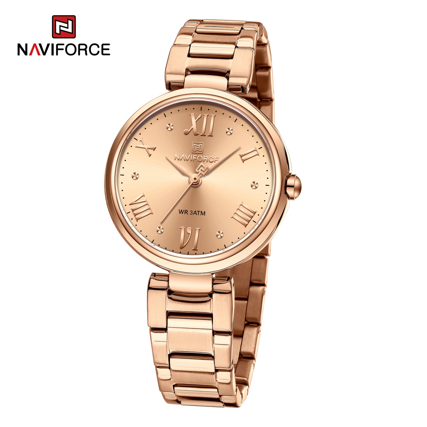 Naviforce 5030 Excellent Women Watch - RoseGold