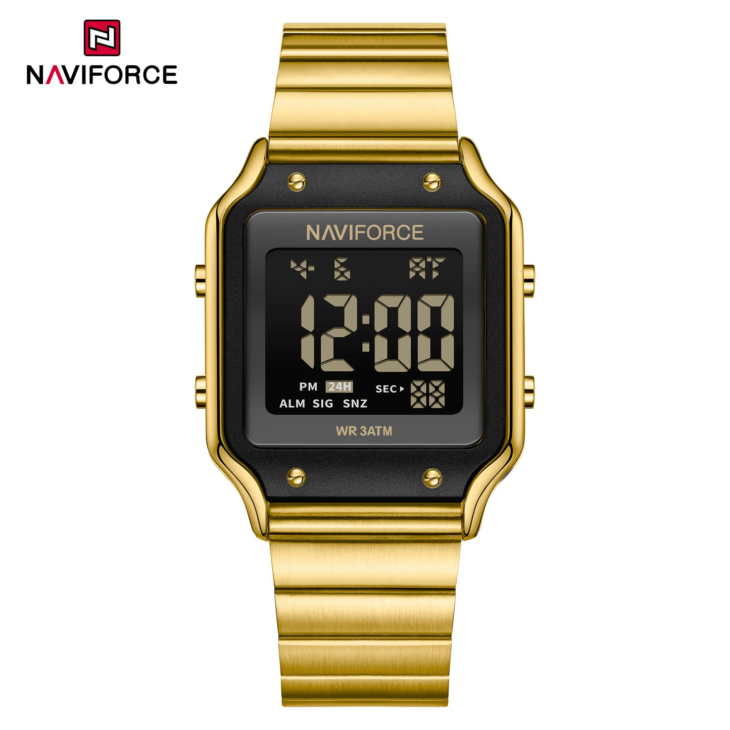 Naviforce 5046 Cleverly Women Watch - Gold Black