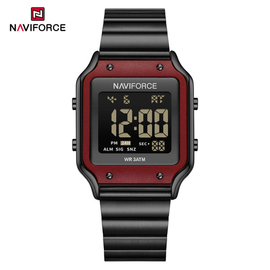 Naviforce 5046 Cleverly Women Watch - Black Red