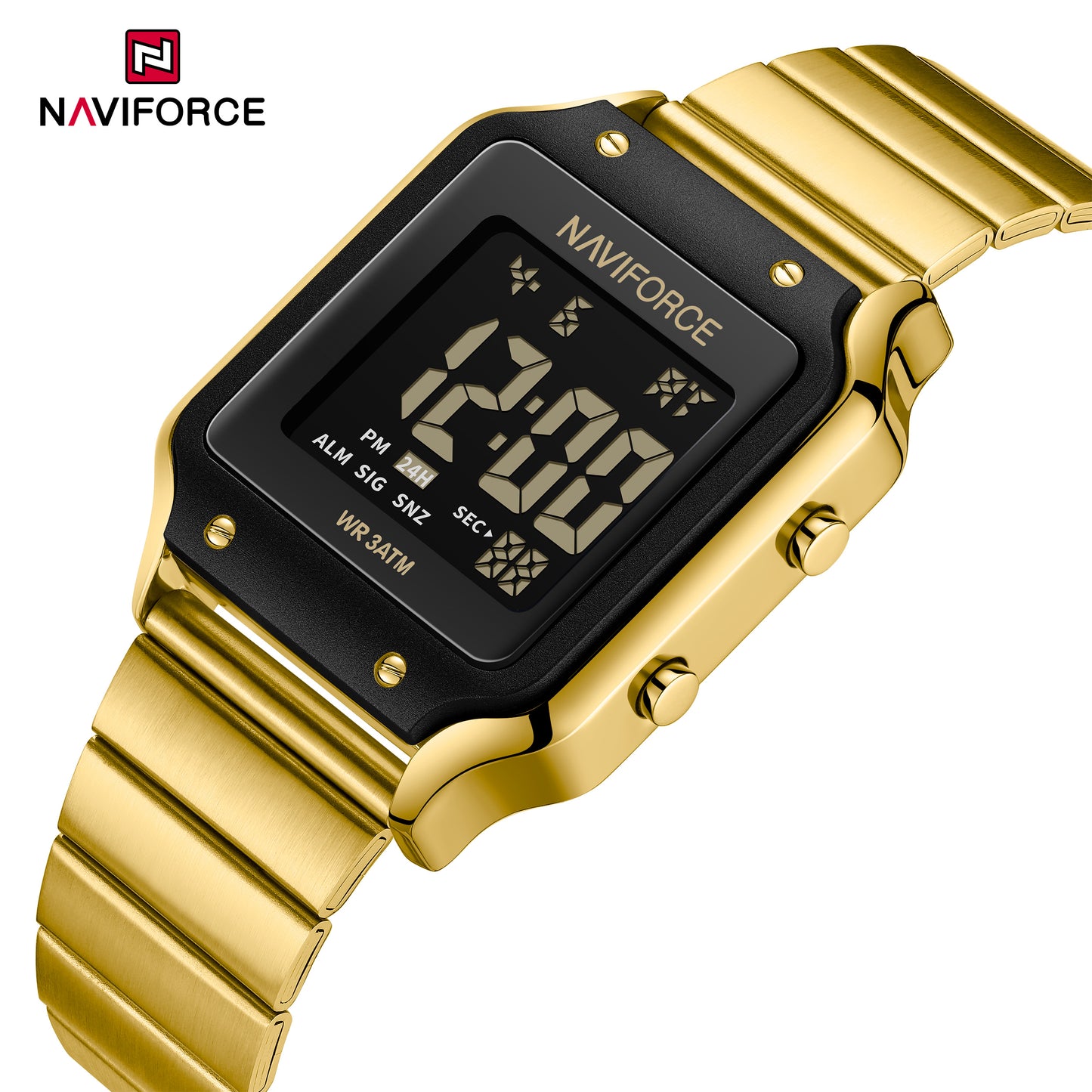 Naviforce 5046 Cleverly Women Watch - Gold Black