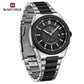 Naviforce 9212 Magnum Men Watch - Silver Black