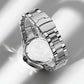 Naviforce 9198 Steamroller Men Watch -Silver Black