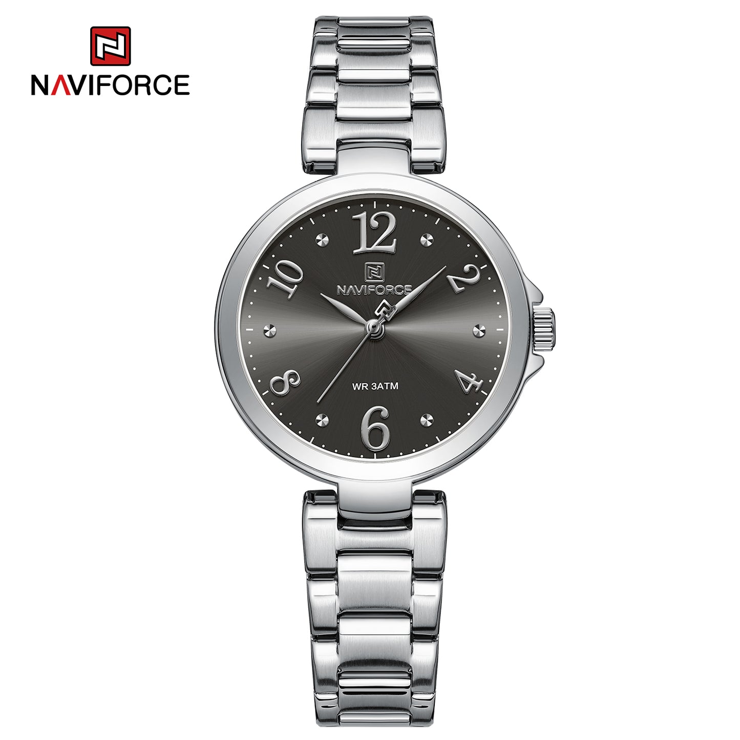 Naviforce 5031 Caravel Women Watch - Silver Black