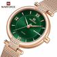 Naviforce 5019 Femenia Women Watch - Gold Green