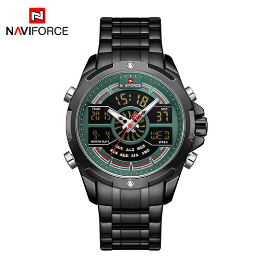Naviforce 9170 Cyrax Men Watch - Black