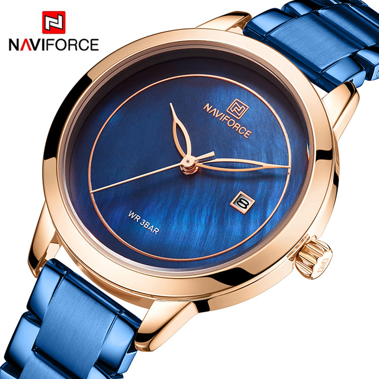 Naviforce 5008 Jade Women Watch - Blue