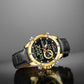 Naviforce 9208 Krivo Men Watch - Black Gold