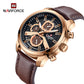 Naviforce 9211L Cannonade Men Watch - Coffee Brown